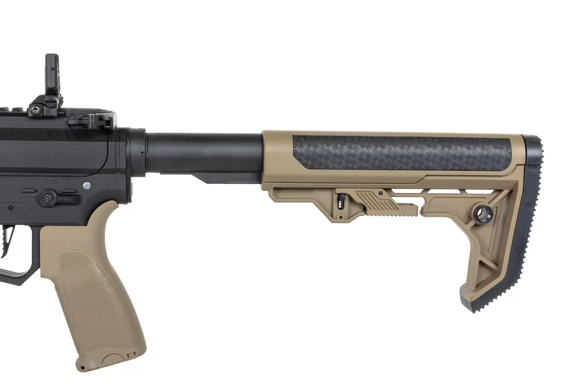 Airsoftová zbraň Specna Arms SA-FX02 FLEX™ HAL ETU (oranžové úsťové ústrojí) - Half-Tan