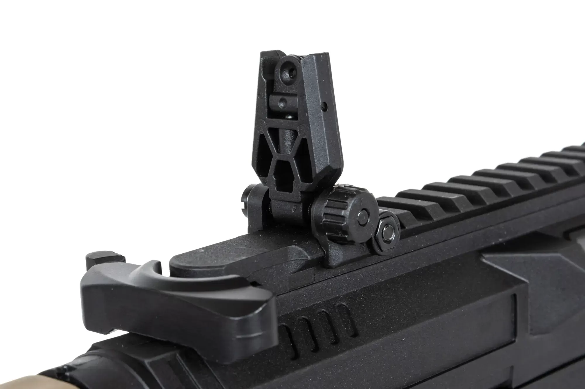 Airsoftová zbraň Specna Arms SA-FX02 FLEX™ HAL ETU (oranžové úsťové ústrojí) - Half-Tan
