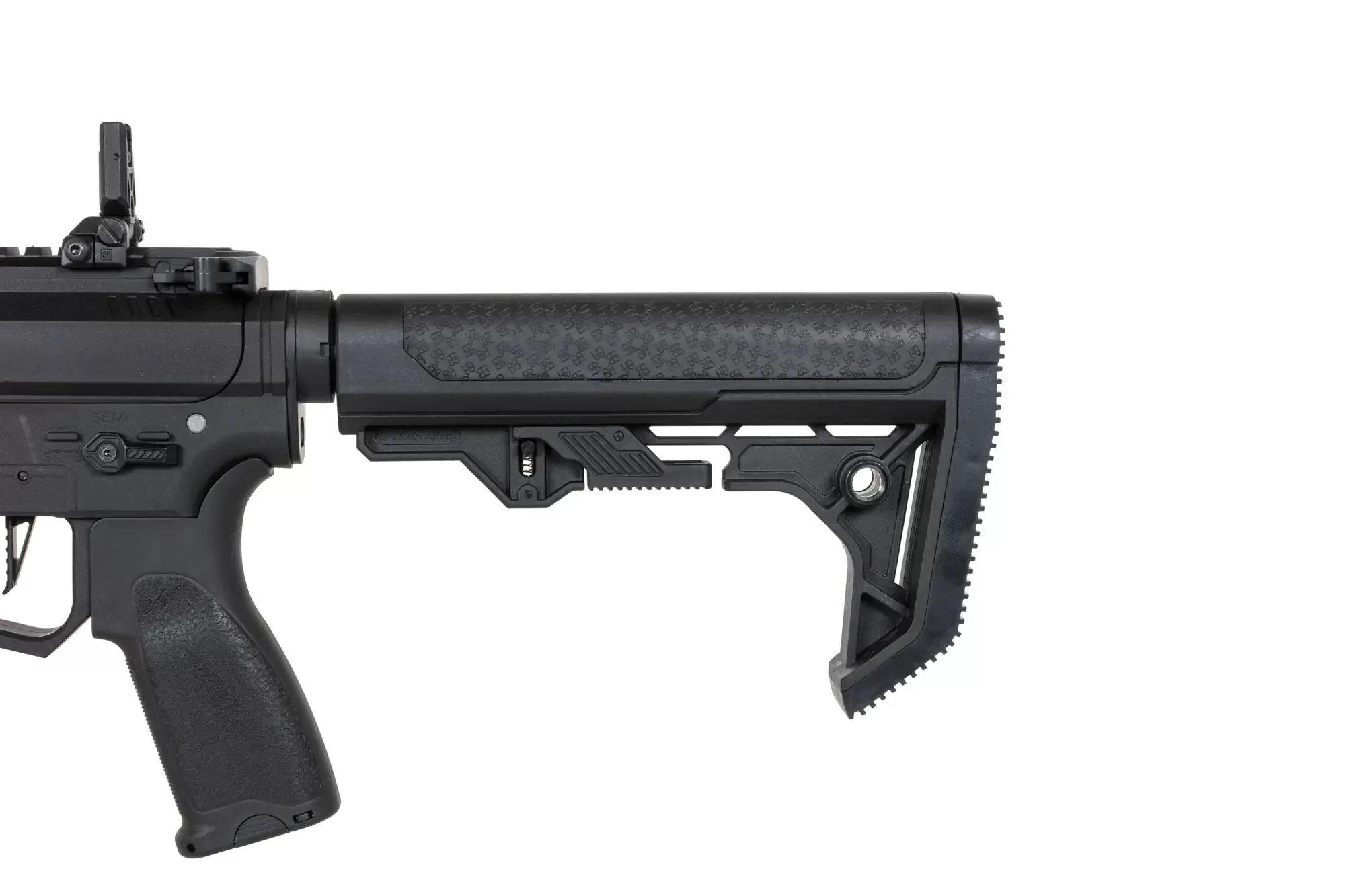 Airsoftová zbraň Specna Arms SA-FX02 FLEX™ HAL ETU (oranžové úsťové ústrojí) - černá