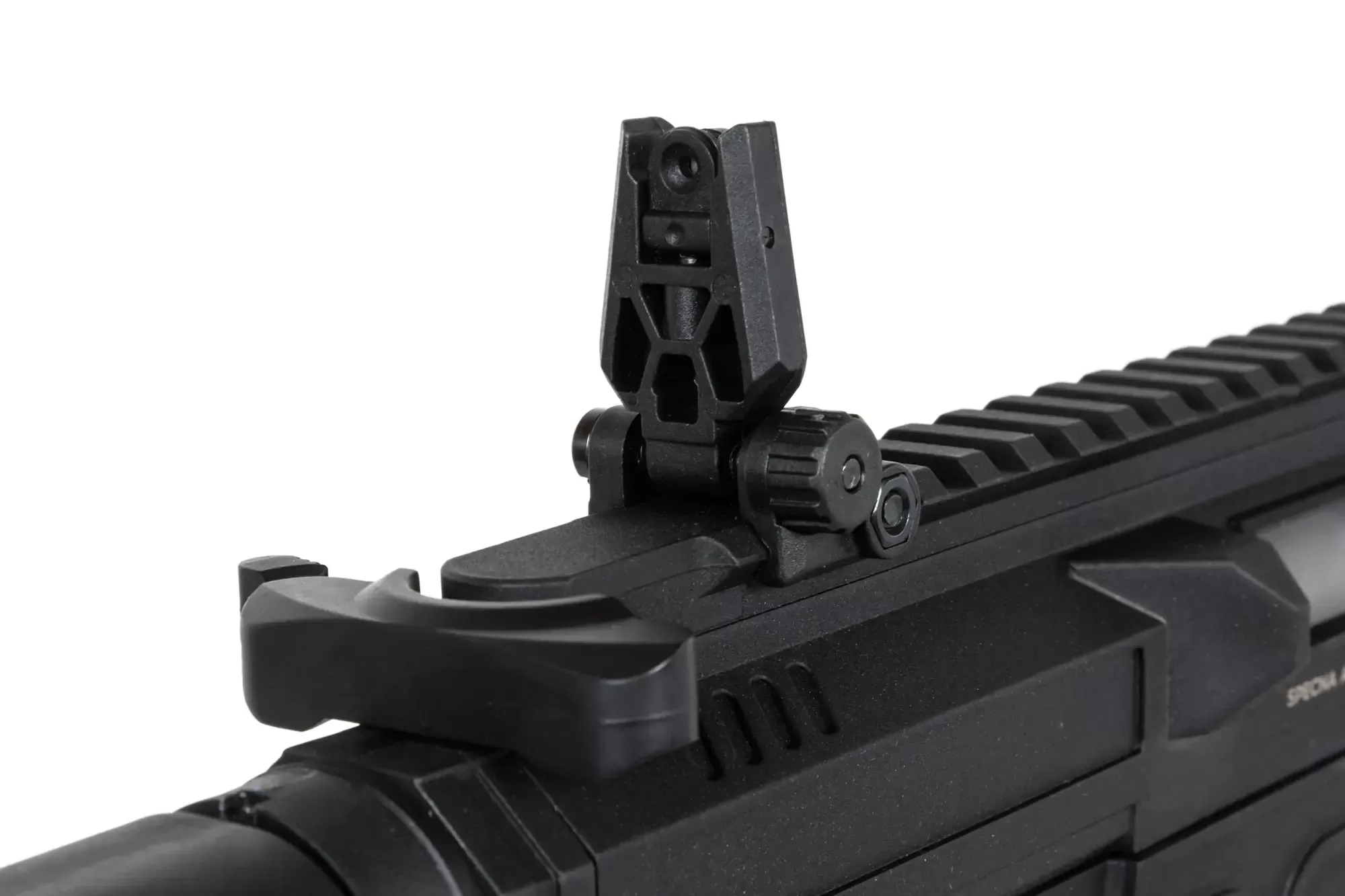 Airsoftová zbraň Specna Arms SA-FX02 FLEX™ HAL ETU (oranžové úsťové ústrojí) - černá