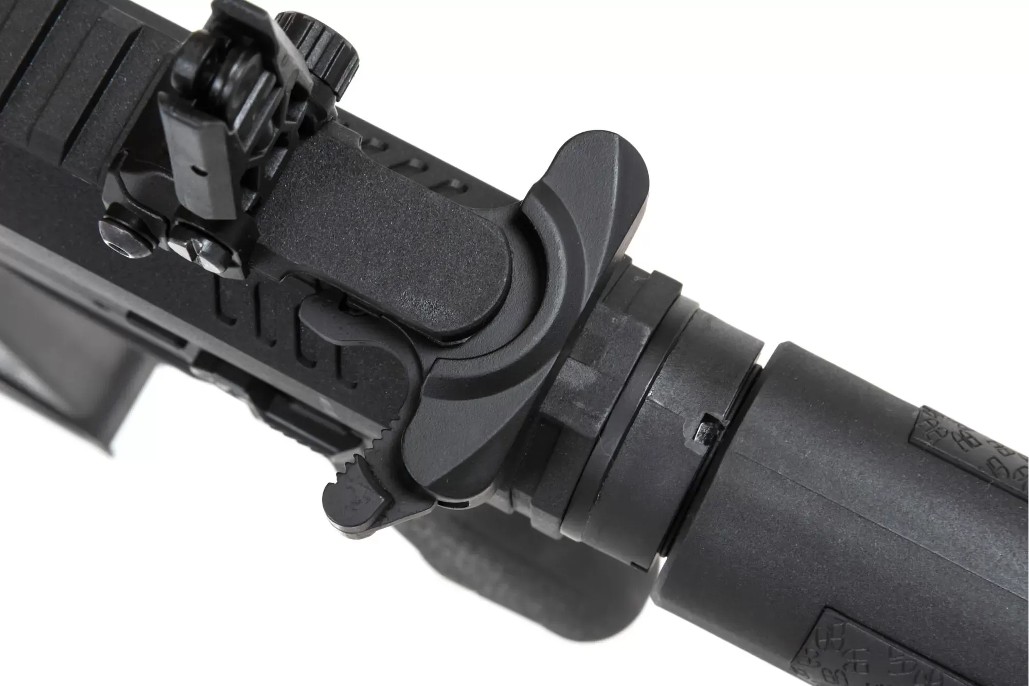 Airsoftová zbraň Specna Arms SA-FX01 FLEX™ HAL ETU (oranžové úsťové ústrojí) - černá