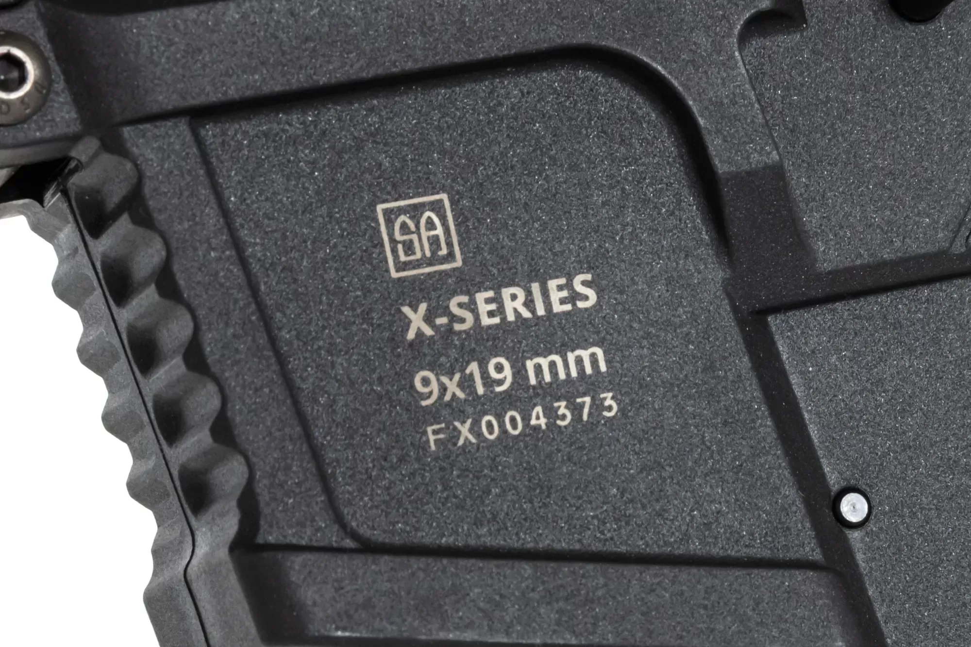 Airsoftová zbraň Specna Arms SA-FX01 FLEX™ HAL ETU (oranžové úsťové ústrojí) - černá