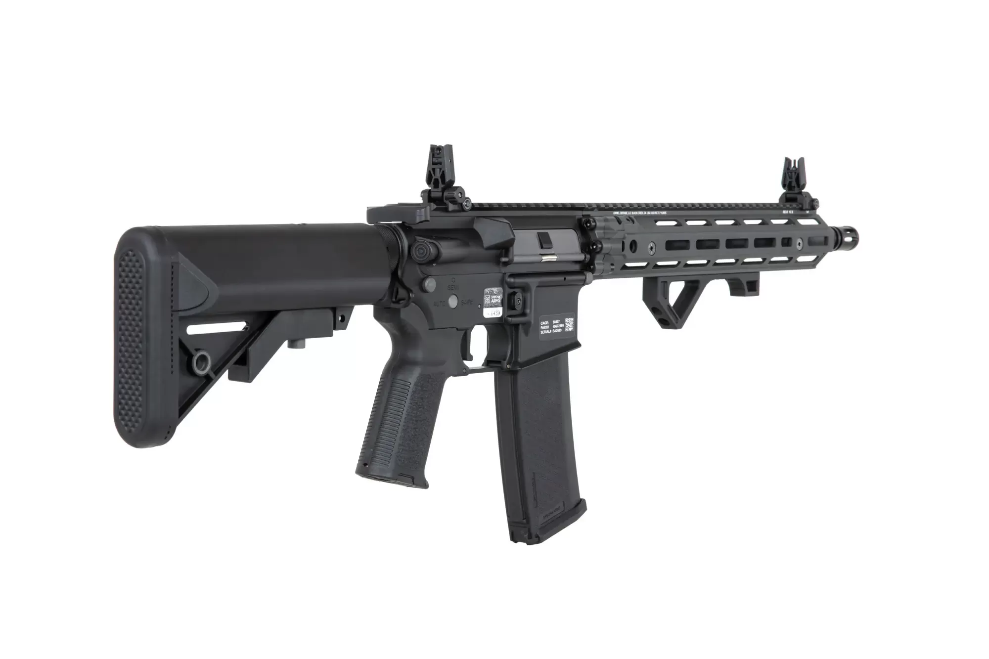 Airsoftová zbraň Specna Arms Daniel Defense® RIS III 12.5'' SA-P28 Prime™ Kestrel™ ETU s bezkartáčovým motorem - šedá