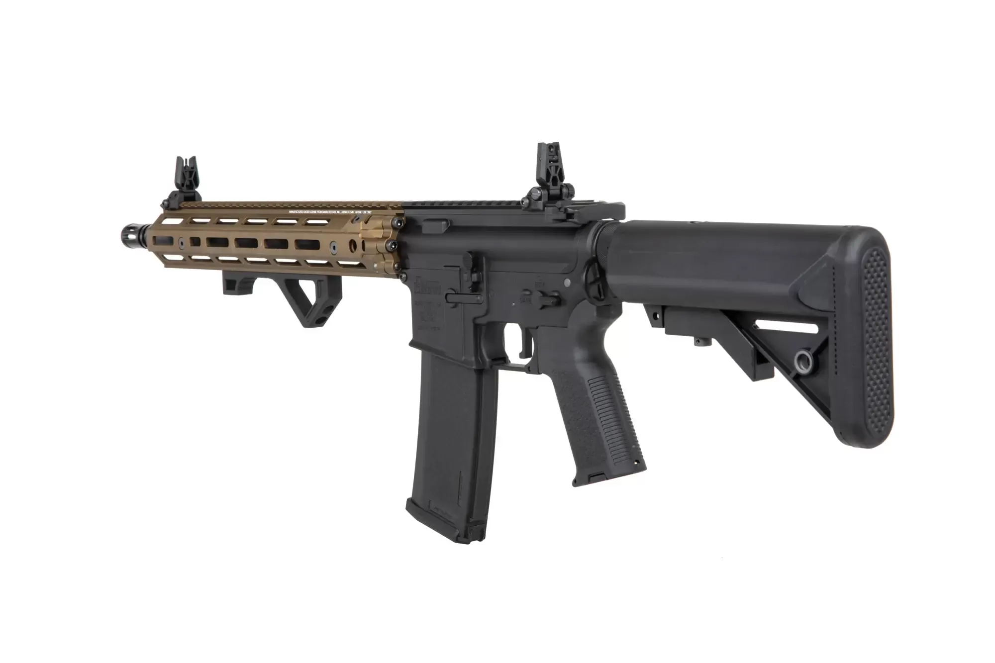 Airsoftová zbraň Specna Arms Daniel Defense® RIS III 12.5'' SA-P28 Prime™ Kestrel™ ETU s bezkartáčovým motorem - Chaos Bronze