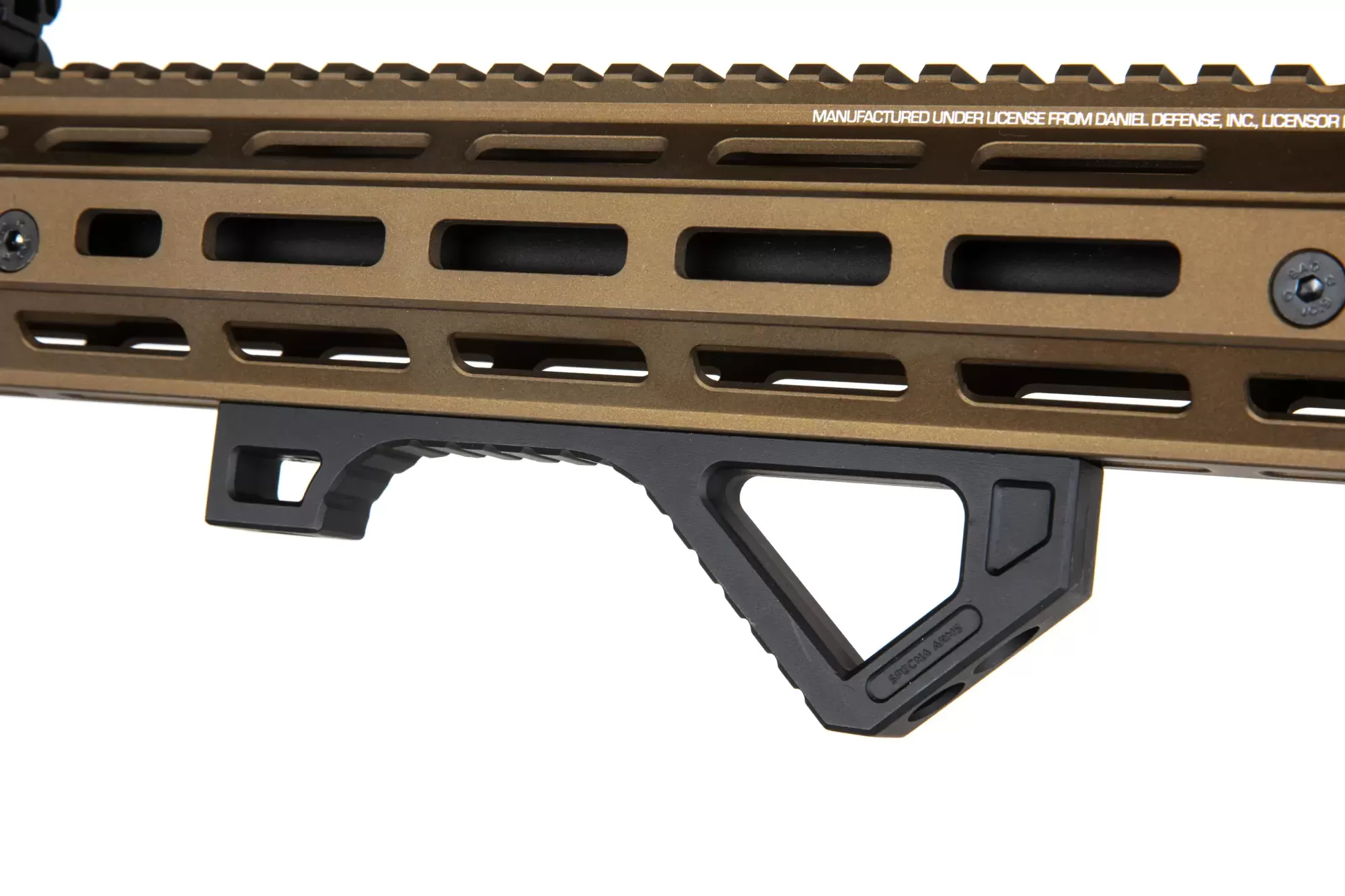 Airsoftová zbraň Specna Arms Daniel Defense® RIS III 12.5'' SA-P28 Prime™ Kestrel™ ETU s bezkartáčovým motorem - Chaos Bronze